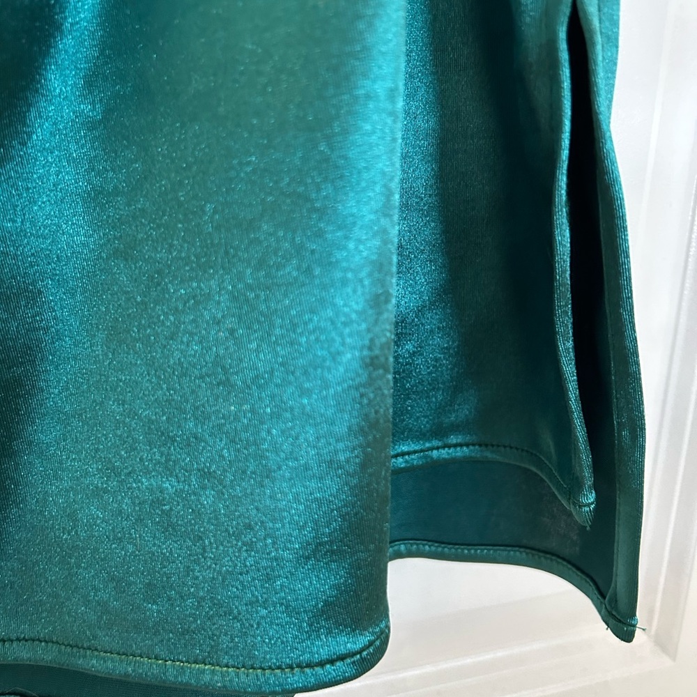 Dark Green Slip Dress S - Picture 4 of 5